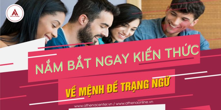 nắm bắt kiến thức về mệnh đề trạng ngữ